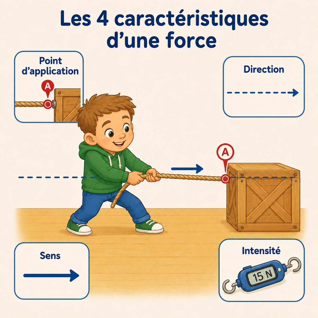 Caractéristiques d'une force